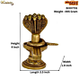 Brass Shivling Idol KBH07731