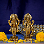 Brass Vishnu Laxmi Divine Idol KBH07762