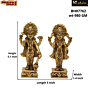 Brass Vishnu Laxmi Divine Idol KBH07762