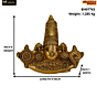 Brass Balaji Wall Hanging 8 Inch KBH07763