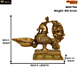 Brass Peacock Diya 5 Inch KBH07764