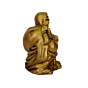 Brass Laughing Buddha Statue KBH07765