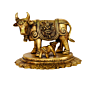 Brass Cow & Calf statue KBH07767