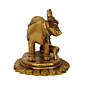 Brass Cow & Calf statue KBH07767