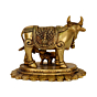 Brass Cow & Calf statue KBH07767