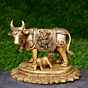 Brass Cow & Calf statue KBH07767
