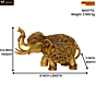 Brass Elephant Idol KBH07771