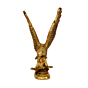 Brass Eagle Statue KBH07773