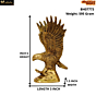 Brass Eagle Statue KBH07773