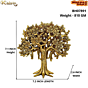 Brass Table Standing Tree Figurine KBH07891