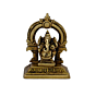 Brass Frame Ganesh Right Trunk Idol KBH07903