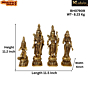 Brass Ram Darbar Idol KBH07909
