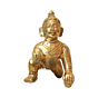Brass Bal Krishna Kanha Lalji Lalo 3 Inch KBH07957