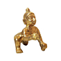 Brass Bal Krishna Kanha Lalji Lalo 3 Inch KBH07957