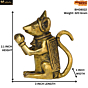 Brass Rat Showpiece KBH08022