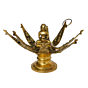 Brass Mahaveer Statue KBH08025