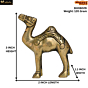 Brass Camel Figurine KBH08029