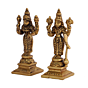 Brass Vishnu Laxmi Idol Set KBH08050