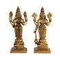 Brass Vishnu Laxmi Idol Set KBH08050