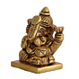 Brass Dagdu Ganesh Idol KBH08051