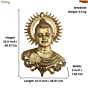 Brass Buddha Idol KBH08055