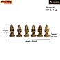 Brass Ganesh Music Set KBH08059
