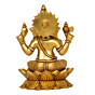 Brass Ganesha Statue KBH08070