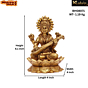 Brass Kamal Saraswati Idol KBH08071