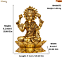 Brass Laxmi Idol KBH08072