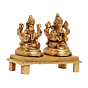 Brass Ganesha & Lakshmi Idol KBH08074