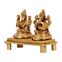 Brass Ganesha & Lakshmi Idol KBH08074