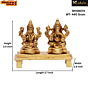 Brass Ganesha & Lakshmi Idol KBH08074