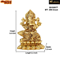 Brass Ganesha Idol KBH08077