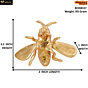 Brass Bee Wall Decor KBH08117