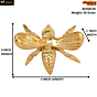 Brass Bee Wall Decor KBH08119