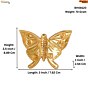 Brass Butterfly Wall Decor KBH08120