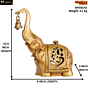 Brass Elephant Dhoopdhani KBH08142
