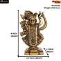 Brass Shreenathji Idol KBH08148
