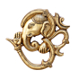 Brass Om Ganesh Plate  KBH08160