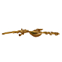 Brass Diya with Flower Stick 1 Inch KBH08187