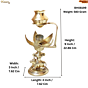 Brass Shivling 9 Inch KBH08199