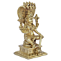 Brass Vishnu Stiing on Snake 9 Inch KBH08216