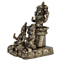 Brass Lakshmi Kuber Saraswati Idol KBH08223
