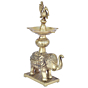 Brass Elephant Peacock Diya KBH08225
