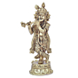 Brass Kamal Base Krishna Idol KBH08229