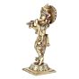 Brass Square Base Krishna Idol KBH08230