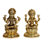 BRASS LAXMI & VISHNU 5 Inch KBH08231