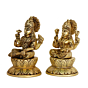 BRASS LAXMI & VISHNU 5 Inch KBH08231