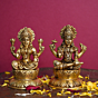 BRASS LAXMI & VISHNU 5 Inch KBH08231