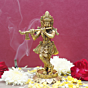 Brass Krishna Idol KBH08239